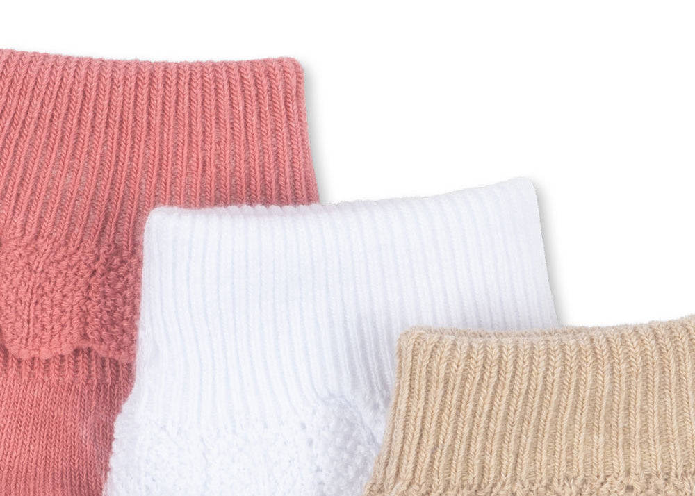 Konges Sløjd A/S Socken sand/optic white/raspberry