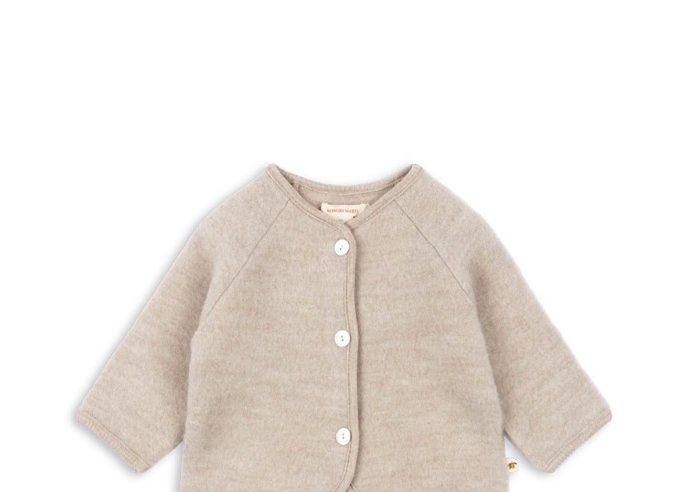 Konges Sløjd A/S Blusen - Jersey oatmeal melange