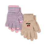 Konges Sløjd A/S Handschuhe cherry/stripe