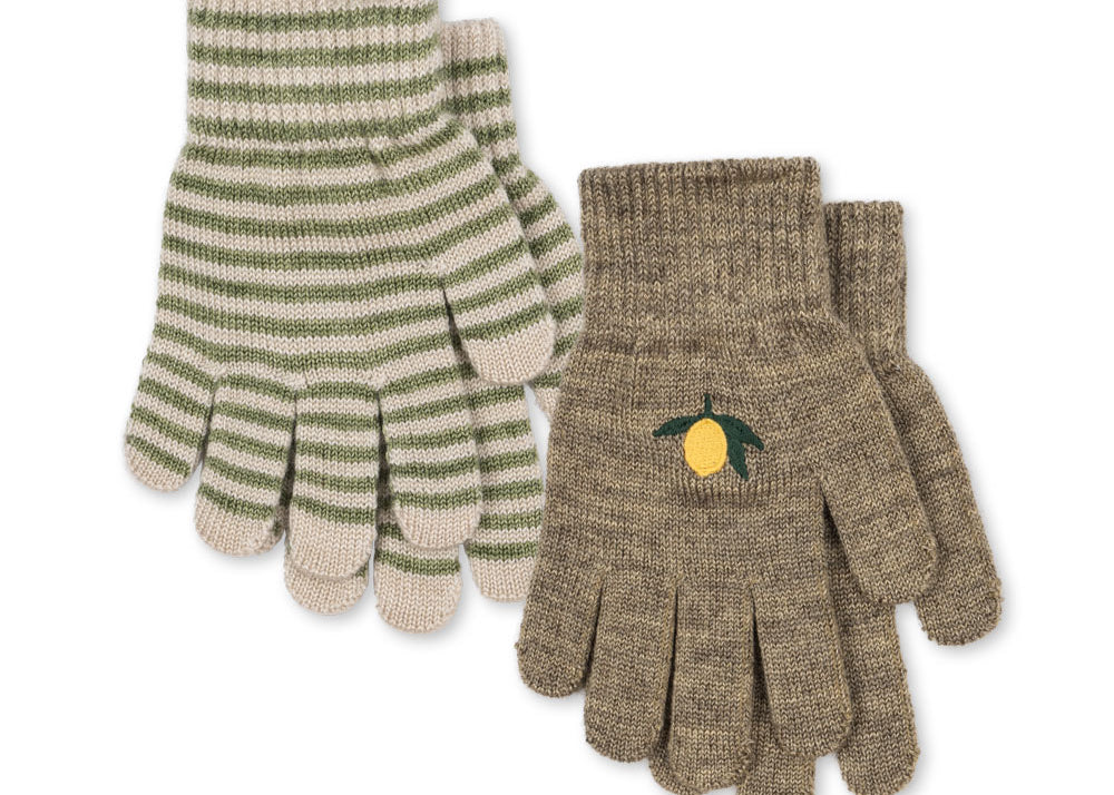 Konges Sløjd A/S Handschuhe lemon/stripe
