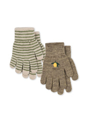Konges Sløjd A/S Handschuhe lemon/stripe