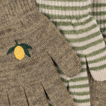 Konges Sløjd A/S Handschuhe lemon/stripe