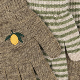 Konges Sløjd A/S Handschuhe lemon/stripe