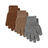 Konges Sløjd A/S Handschuhe grey melange/beige/brown