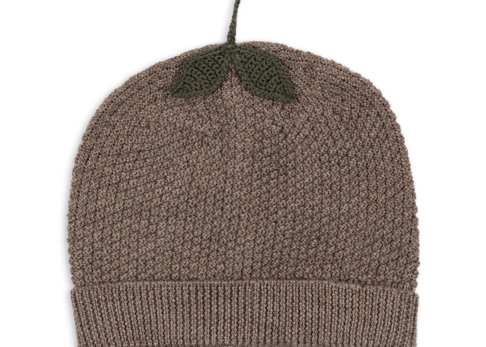 Konges Sløjd A/S Mütze bunny brown melange