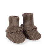 Konges Sløjd A/S Babystiefel bunny brown melange