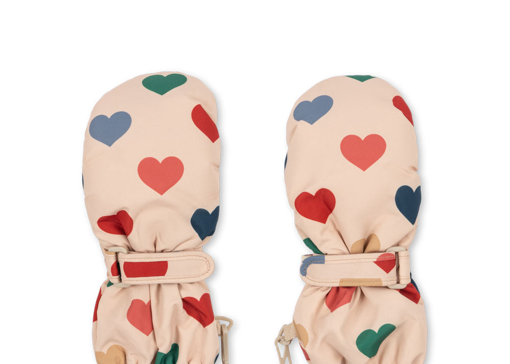 Konges Sløjd A/S Fäustlinge coeur coloré