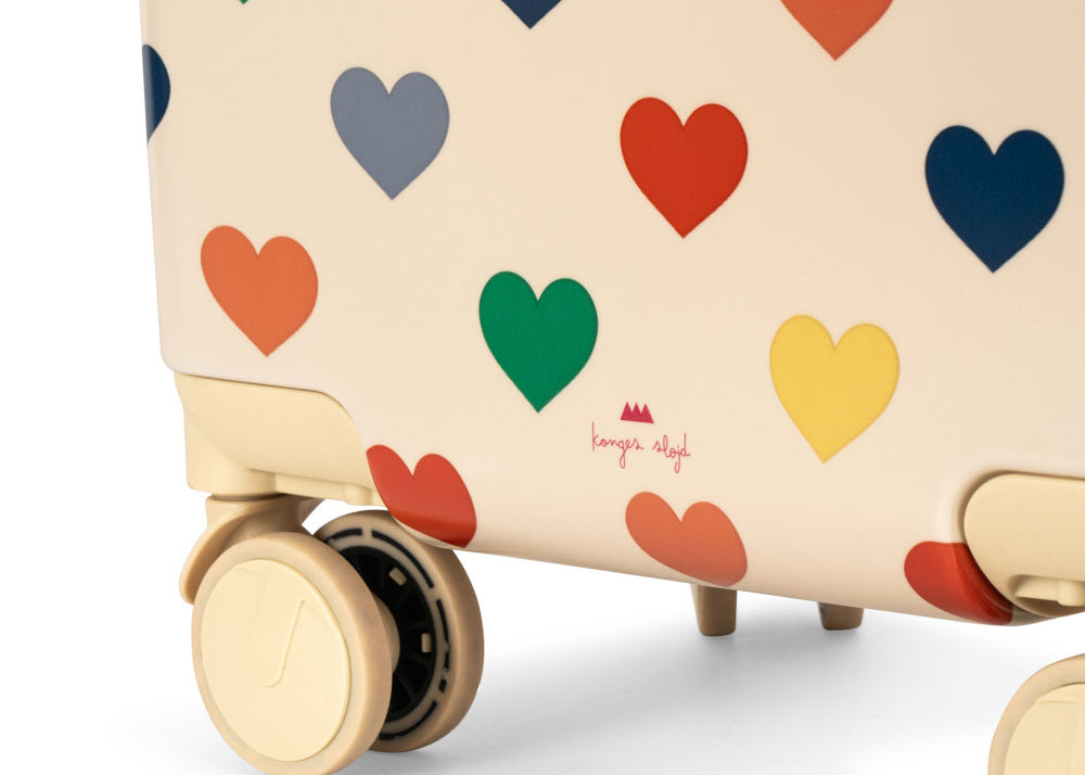 Konges Sløjd A/S Reisekoffer bon coeur coloré