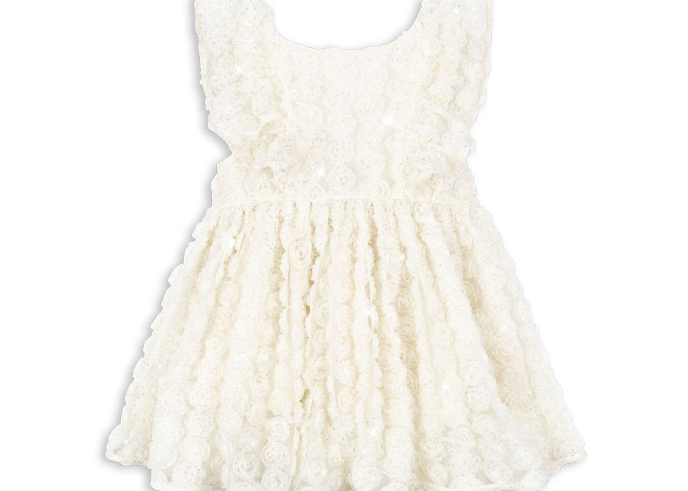 Konges Sløjd A/S WOVEN DRESSES eggnog