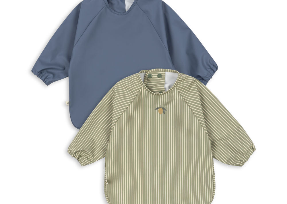 Konges Sløjd A/S Lätzchen tea stripe/flint stone