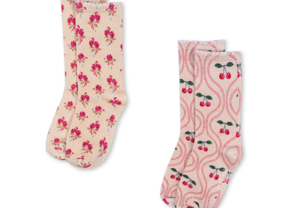 Konges Sløjd A/S Socken cherry mix