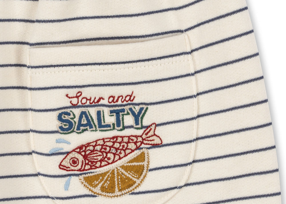 Konges Sløjd A/S Hosen - Jersey captains blue/antique white