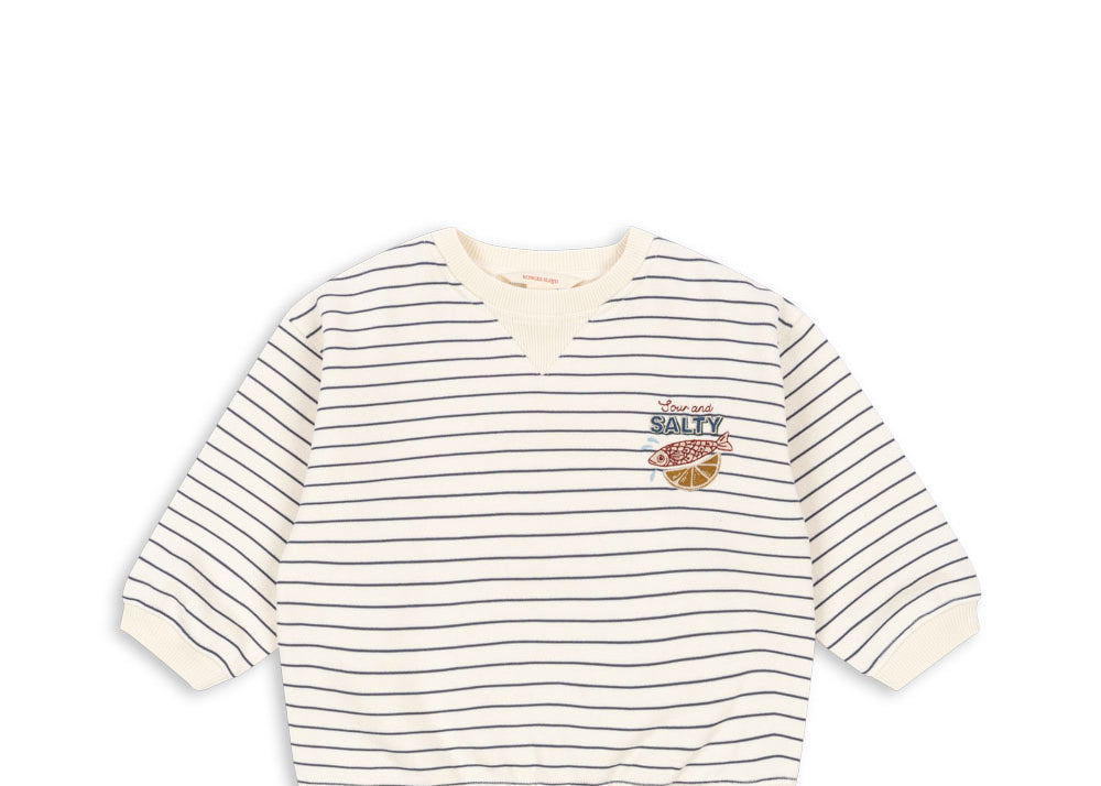 Konges Sløjd A/S Blusen - Jersey captains blue/antique white
