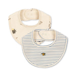 Konges Sløjd A/S Bandana Lätzchen kubi/stripe bluie