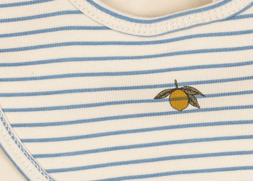 Konges Sløjd A/S Bandana Lätzchen kubi/stripe bluie