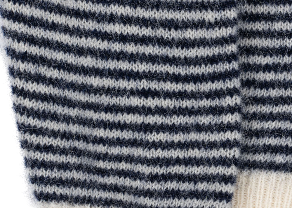 Konges Sløjd A/S Hosen - Strick ensign blue/buttercream