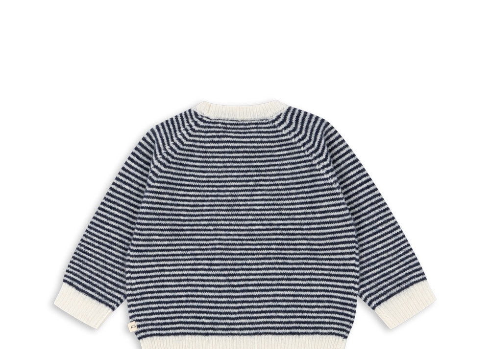 Konges Sløjd A/S Blusen - Strick ensign blue/buttercream