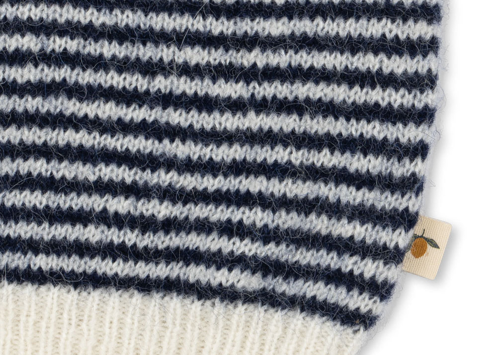 Konges Sløjd A/S Blusen - Strick ensign blue/buttercream
