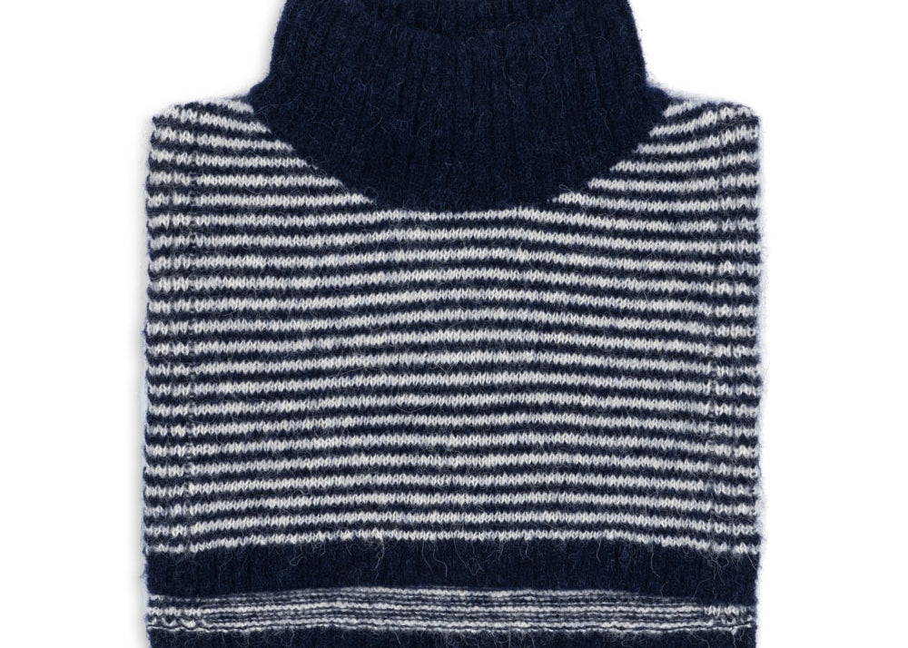 Konges Sløjd A/S Nackenwärmer ensign blue/buttercream