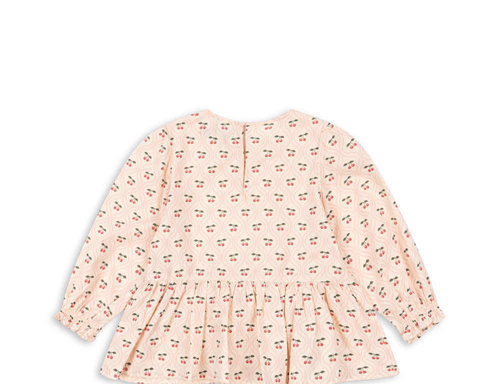 Konges Sløjd A/S WOVEN SHIRTS cherry pink motif
