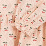 Konges Sløjd A/S Blusen - Gewebt cherry pink motif