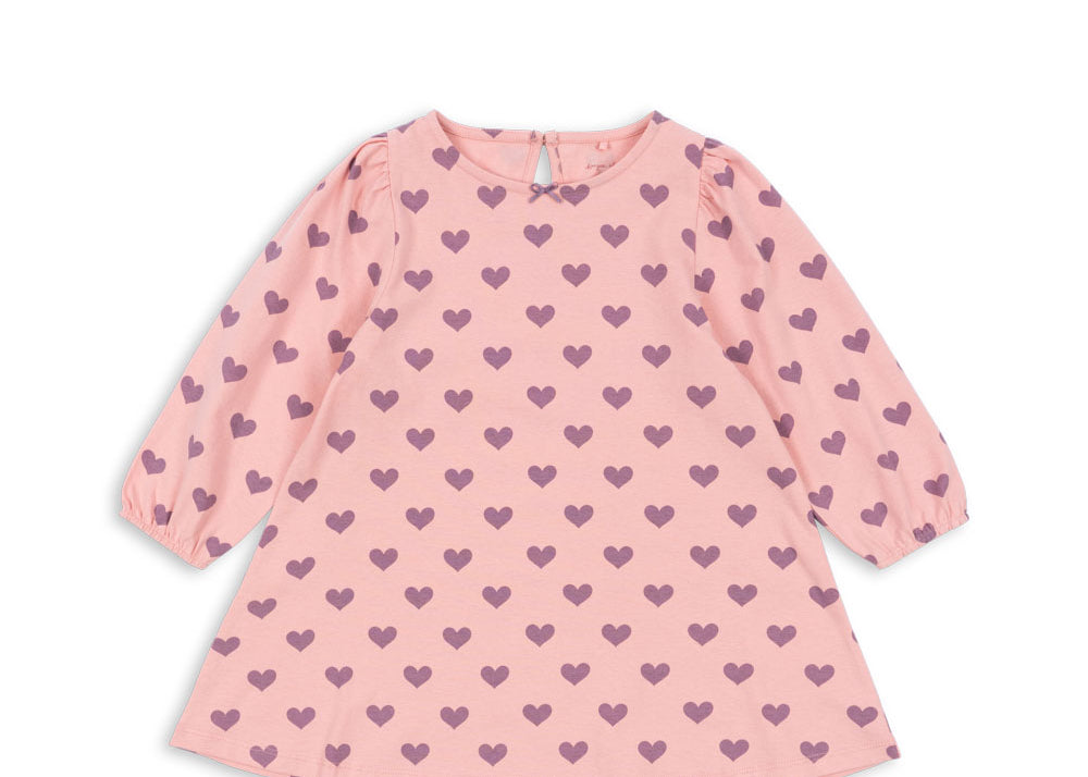 Konges Sløjd A/S Kleider - Jersey hortensia coeur