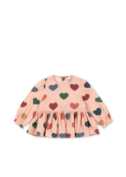 Konges Sløjd A/S Blusen - Gewebt coeur rose coloré