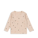 Konges Sløjd A/S Blusen - Jersey cherry coeur blush