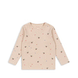 Konges Sløjd A/S Blusen - Jersey cherry coeur blush