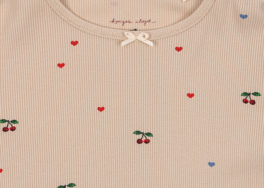 Konges Sløjd A/S Blusen - Jersey cherry coeur blush