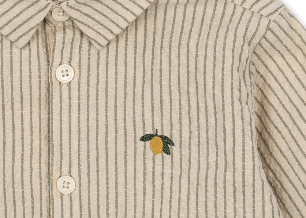 Konges Sløjd A/S Blusen - Gewebt tea stripe