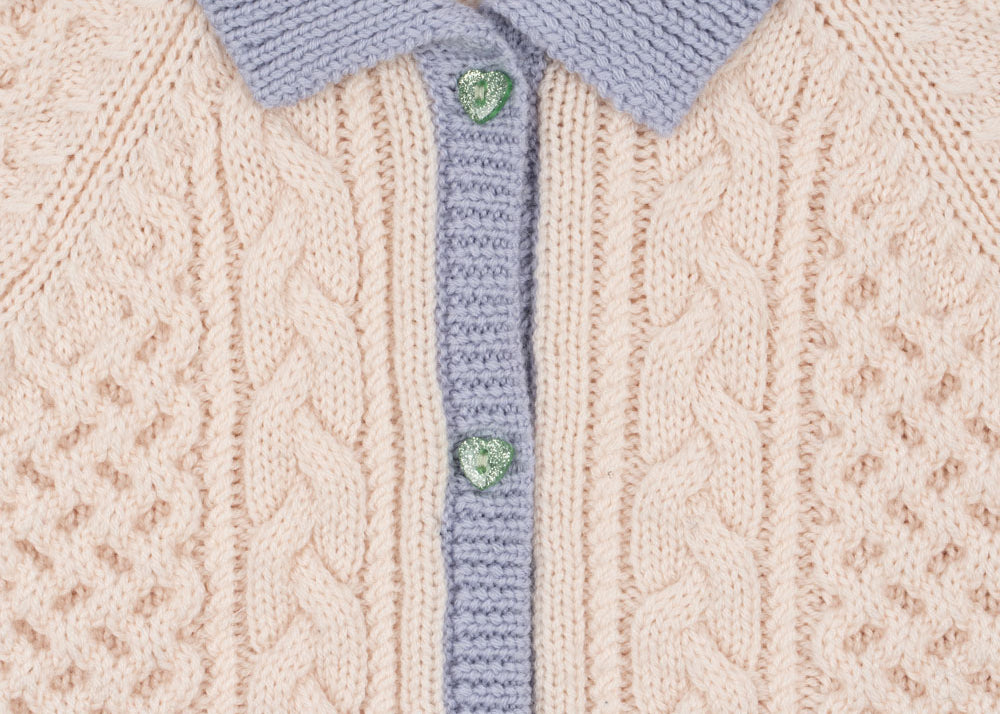 Konges Sløjd A/S Strickblusen off white