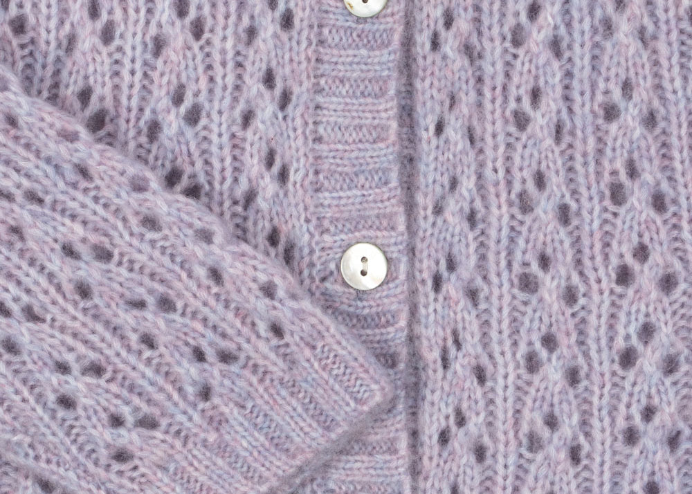 Konges Sløjd A/S Strickblusen lavender mist
