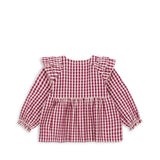 Konges Sløjd A/S Blusen - Gewebt sangria/butter check