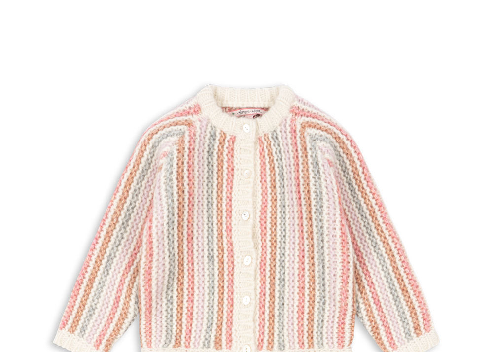 Konges Sløjd A/S Strickblusen rose stripe