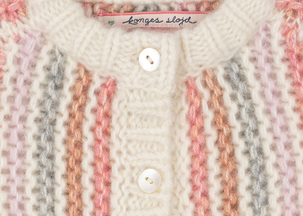 Konges Sløjd A/S Strickblusen rose stripe
