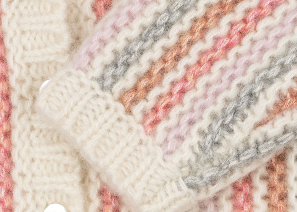 Konges Sløjd A/S Strickblusen rose stripe