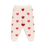 Konges Sløjd A/S Hosen - Strick coeur coloré duo pink