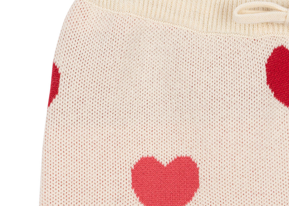 Konges Sløjd A/S Hosen - Strick coeur coloré duo pink