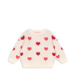 Konges Sløjd A/S Blusen - Strick coeur coloré duo pink