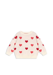 Konges Sløjd A/S Blusen - Strick coeur coloré duo pink