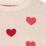 Konges Sløjd A/S Blusen - Strick coeur coloré duo pink