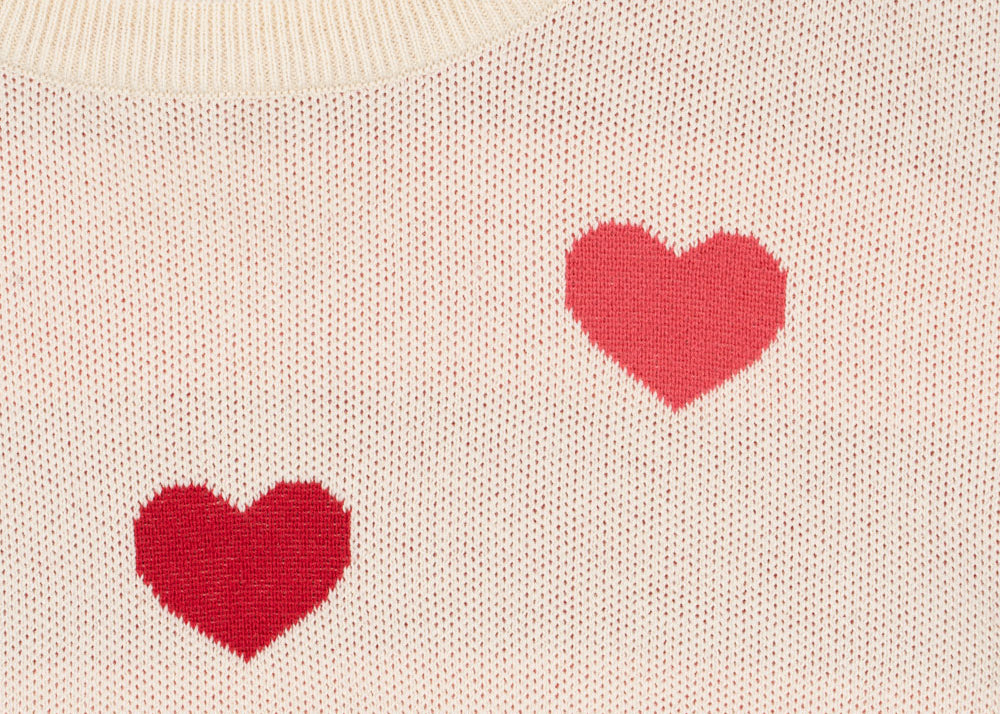 Konges Sløjd A/S Blusen - Strick coeur coloré duo pink