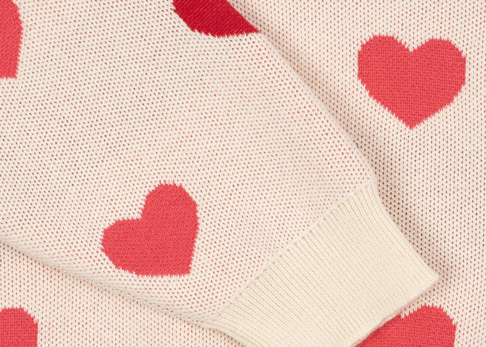 Konges Sløjd A/S Blusen - Strick coeur coloré duo pink