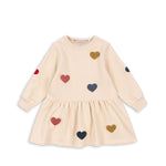 Konges Sløjd A/S Kleider - Jersey multi heart