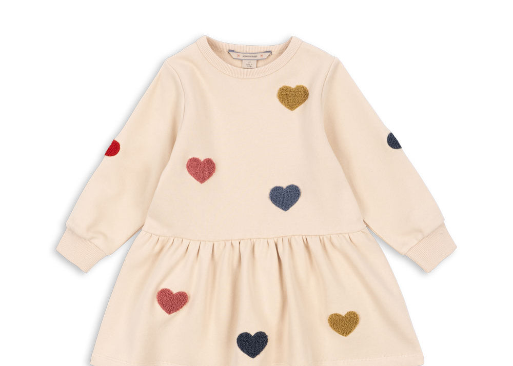 Konges Sløjd A/S Kleider - Jersey multi heart