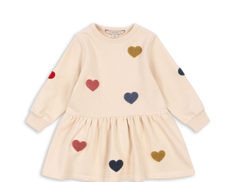 Konges Sløjd A/S JERSEY DRESSES multi heart