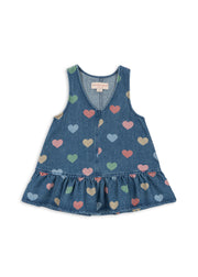 Konges Sløjd A/S WOVEN DRESSES bon coeur coloré