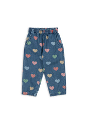 Konges Sløjd A/S Hosen - Gewebt bon coeur coloré