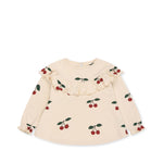 Konges Sløjd A/S Blusen - Jersey ma grande cerise glitter